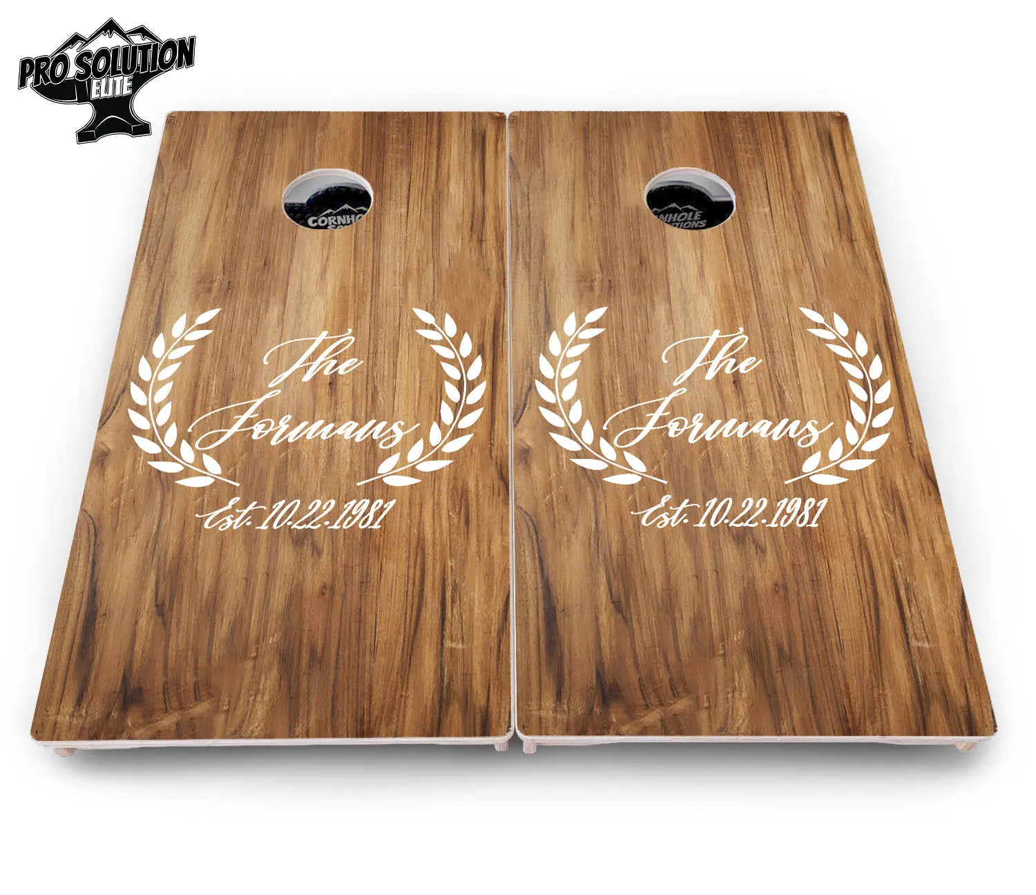 Laurel Cornhole Boards - Pro Solution Elite Series by Cornhole Solutions, custom cornhole board detail photo 4