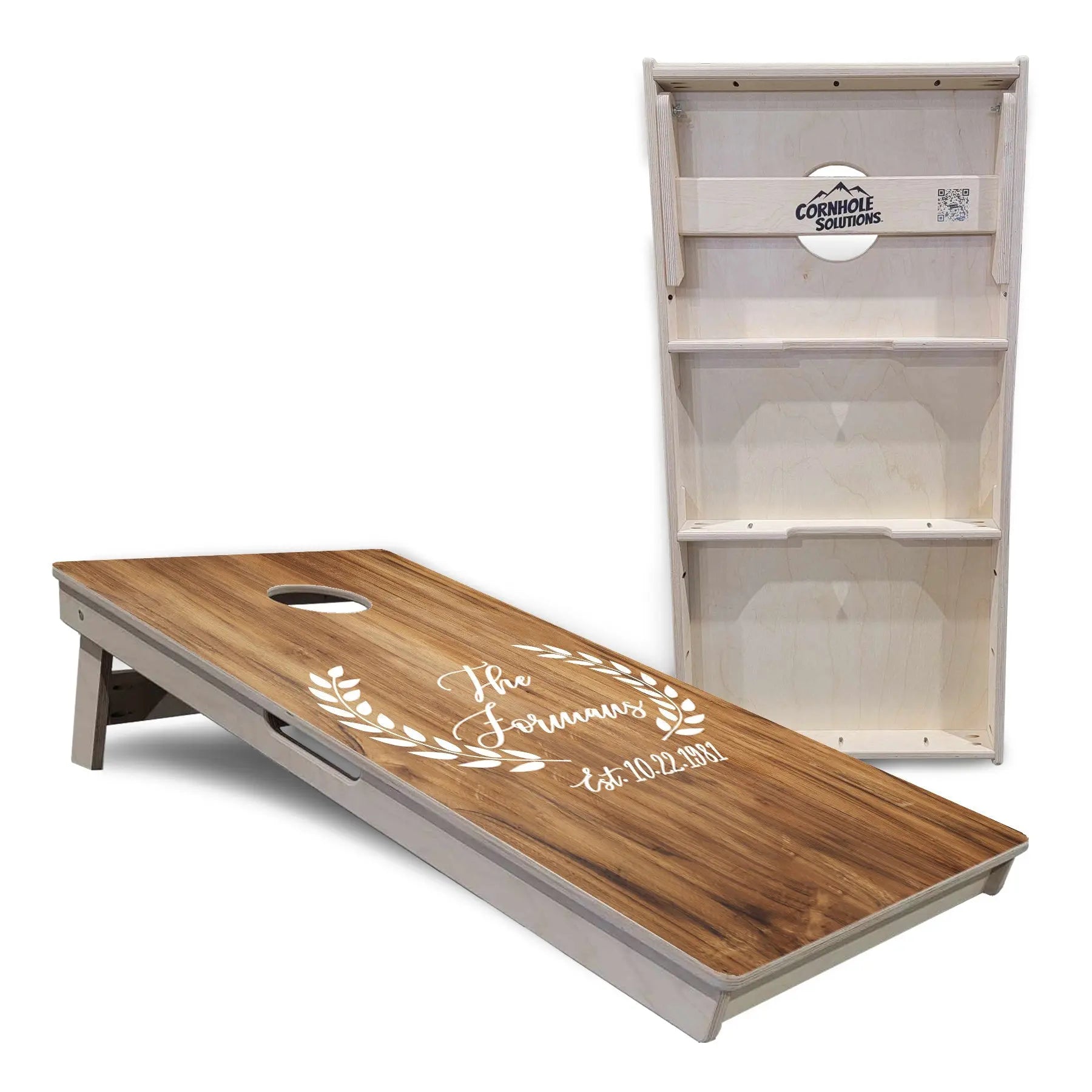 Laurel Cornhole Boards - Professional Tournament Series by Cornhole Solutions, custom cornhole board detail photo 5