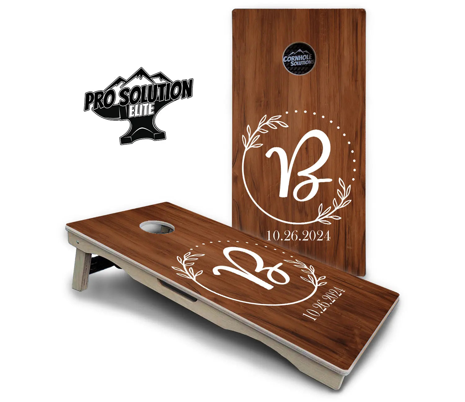 Laurel Wreath Cornhole Boards - Pro Solution Elite Series Cornhole Solutions