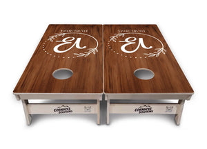 Laurel Wreath Cornhole Boards - Professional Tournament Series by Cornhole Solutions, custom cornhole board detail photo 2
