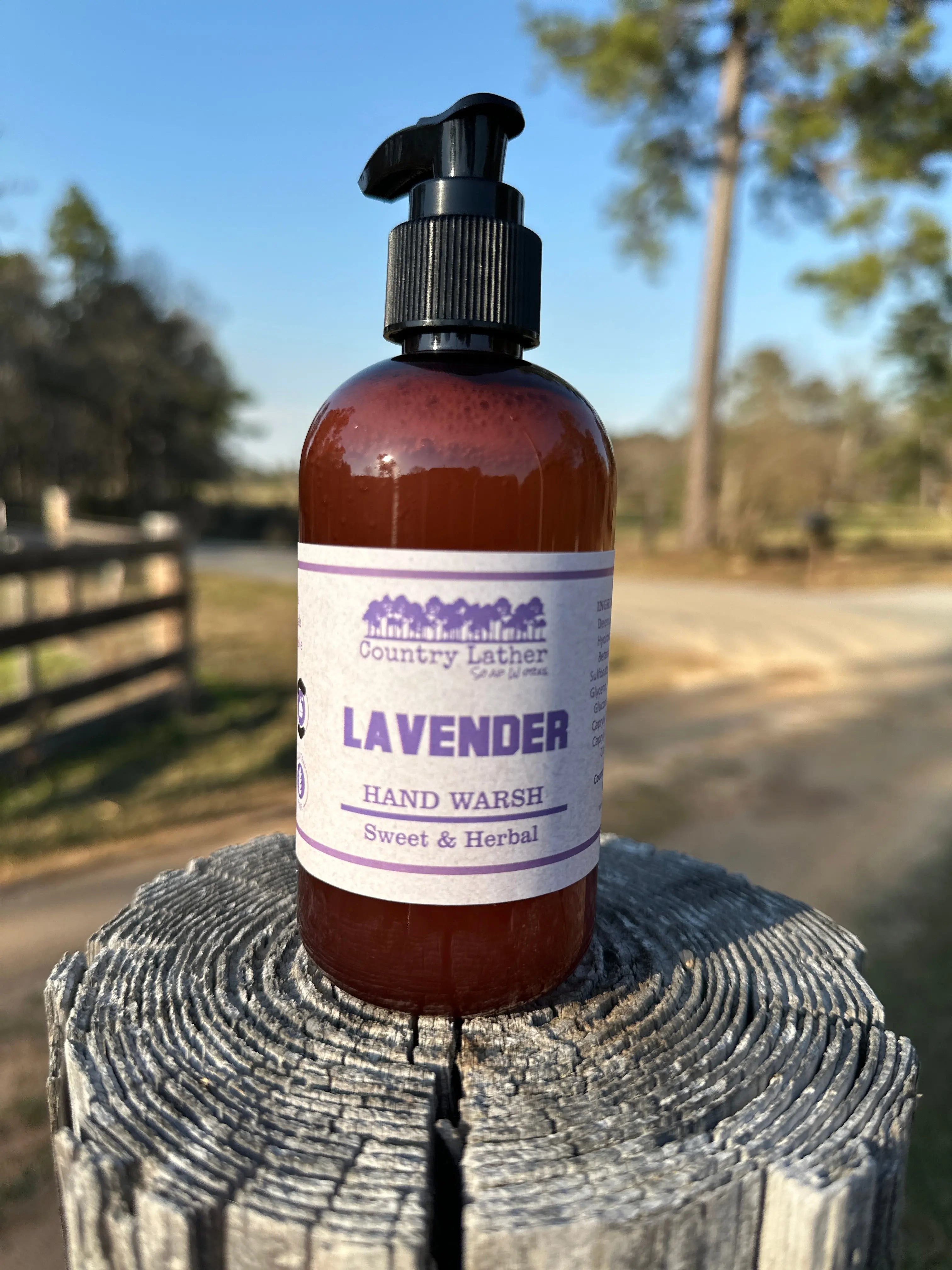 Lavender hand warsh by Country Lather Soap Works