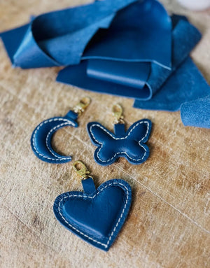 Leather Butterfly Charm by Feelhandmade, natural skincare detail photo 5
