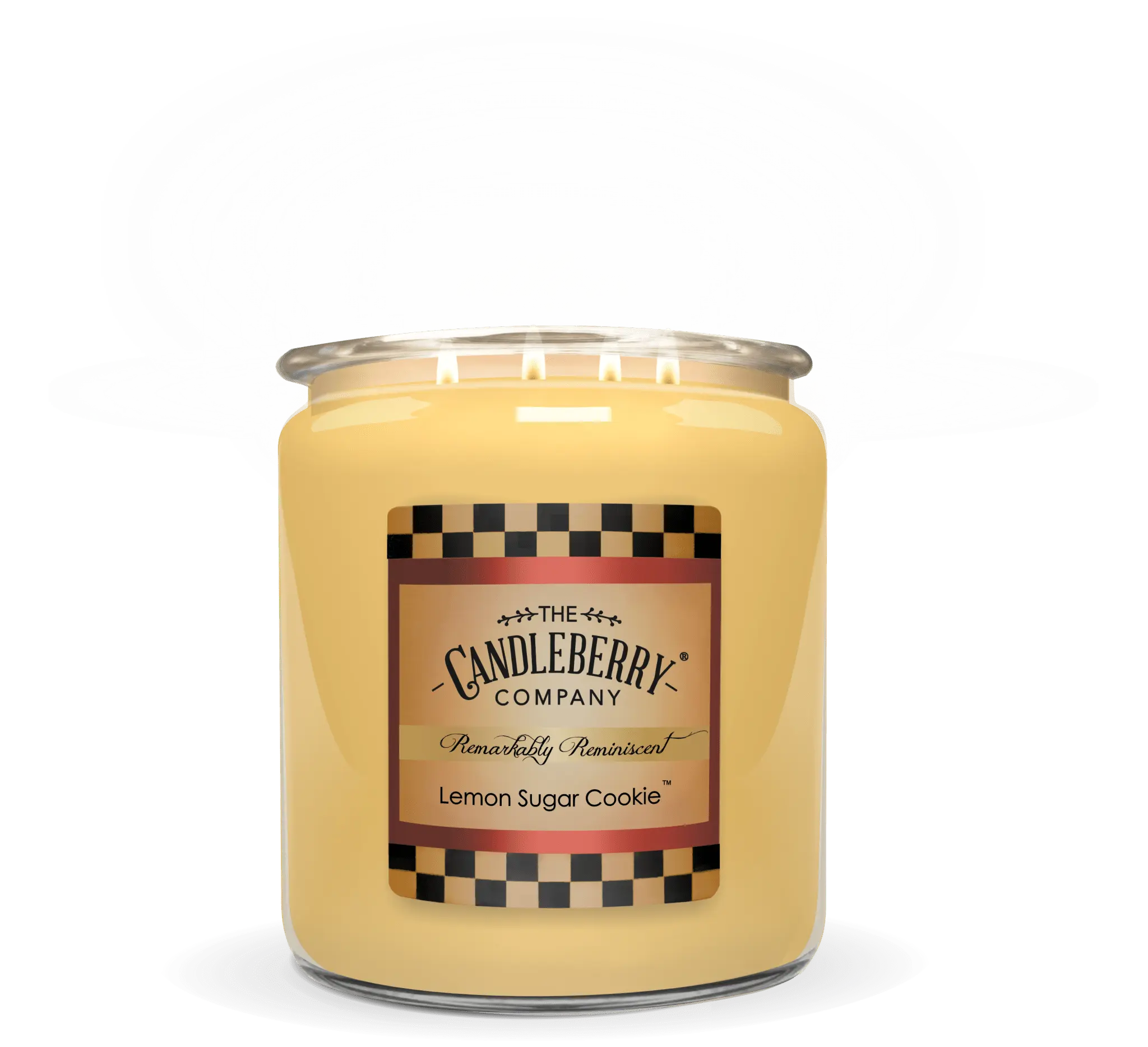 Lemon Sugar Cookie™, 4 - Wick, Cookie Jar Candle (Collective) The Candleberry® Candle Company
