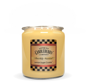 Lemon Sugar Cookie™, 4 - Wick, Cookie Jar Candle (Collective) by The Candleberry® Candle Company, scented candle detail photo 2