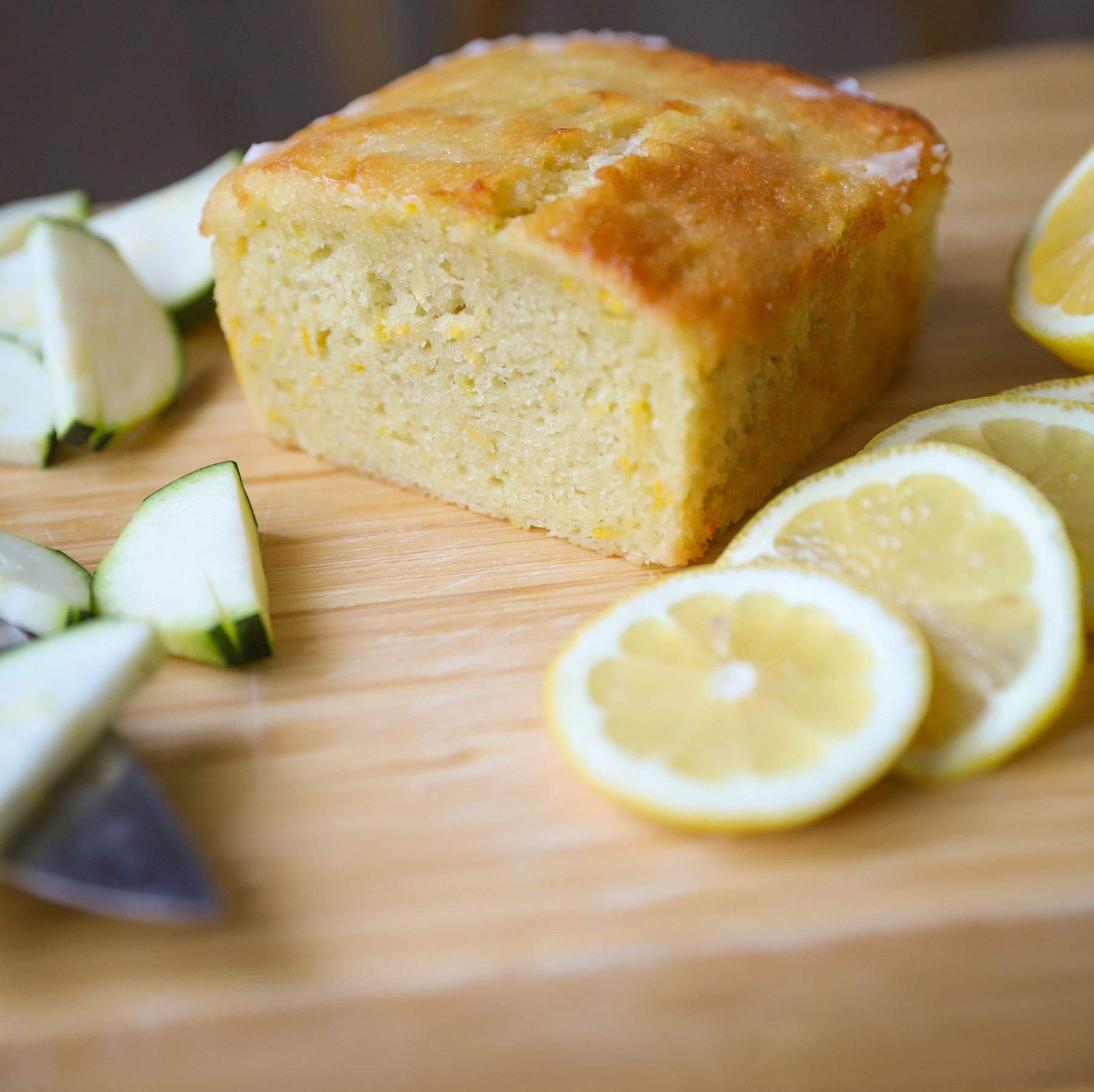 Lemon Glazed Zucchini Bread