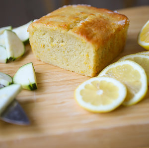 Lemon Glazed Zucchini Bread - Gluten Free