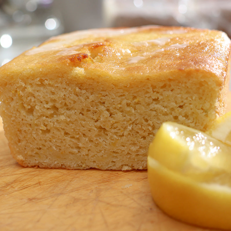 Lemon Glazed Zucchini Bread - Vegan
