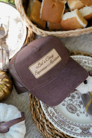 Let's Chug Espresso Martinis - Trucker Hat by KenzKustomz, Southern lifestyle apparel detail photo 9