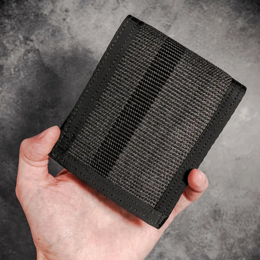 Lieutenant Wallet - Firehose Edition by Recycled Firefighter, handmade leather goods detail photo 5