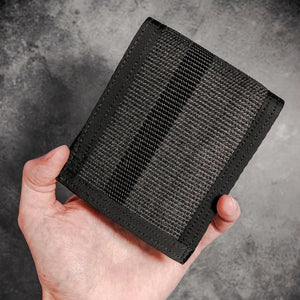 Lieutenant Wallet - Firehose Edition by Recycled Firefighter, handmade leather goods detail photo 5