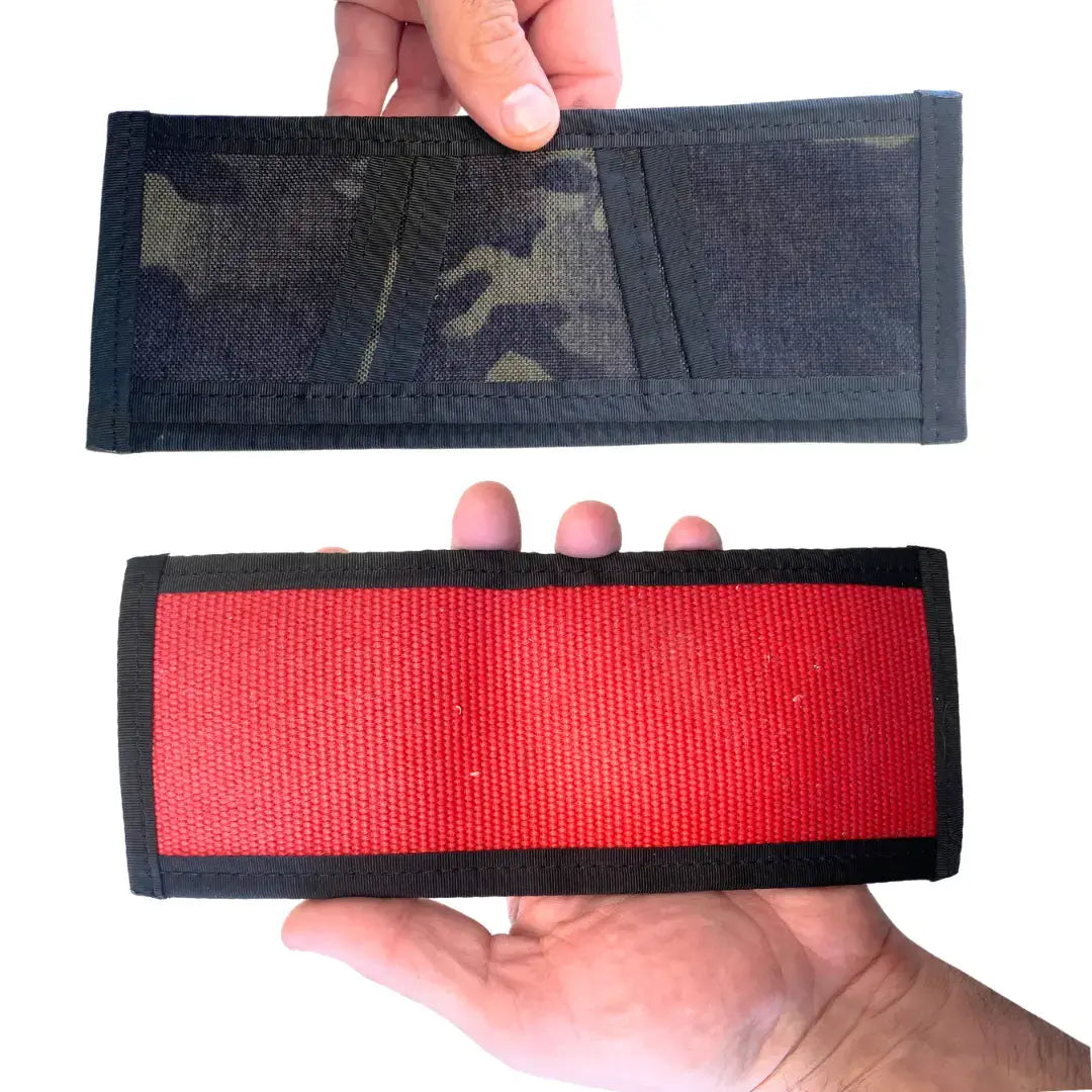 Lieutenant Wallet - Firehose Edition by Recycled Firefighter, handmade leather goods detail photo 10