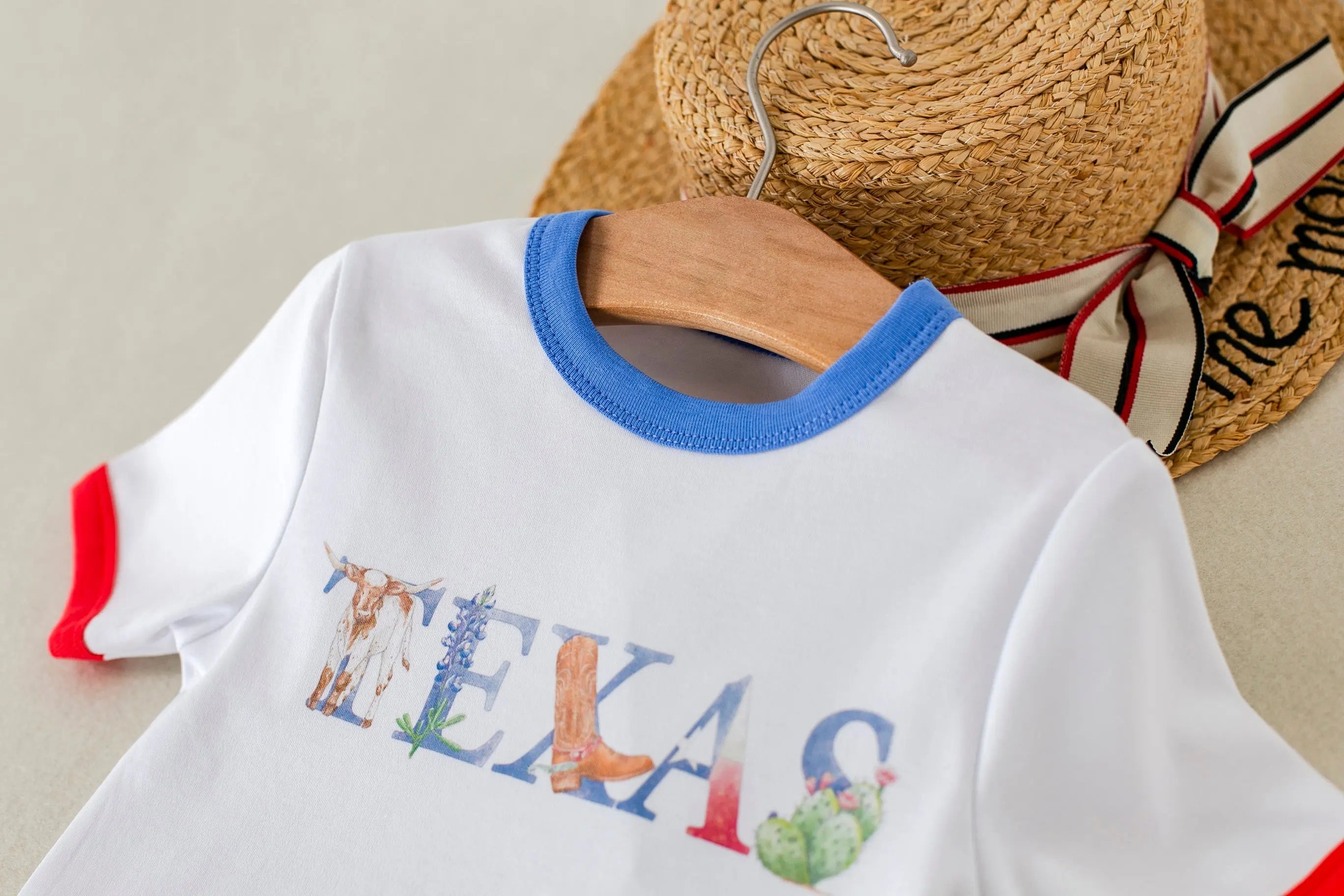 Little Texan Organic Cotton Kids Tshirt Nola Tawk