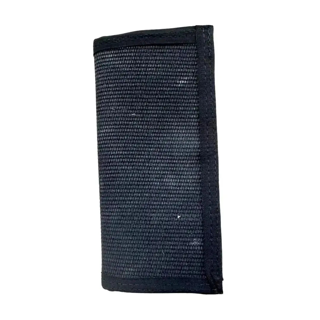 Long Wallet (No-Snap - with chain grommet) by Recycled Firefighter, handmade leather goods detail photo 4