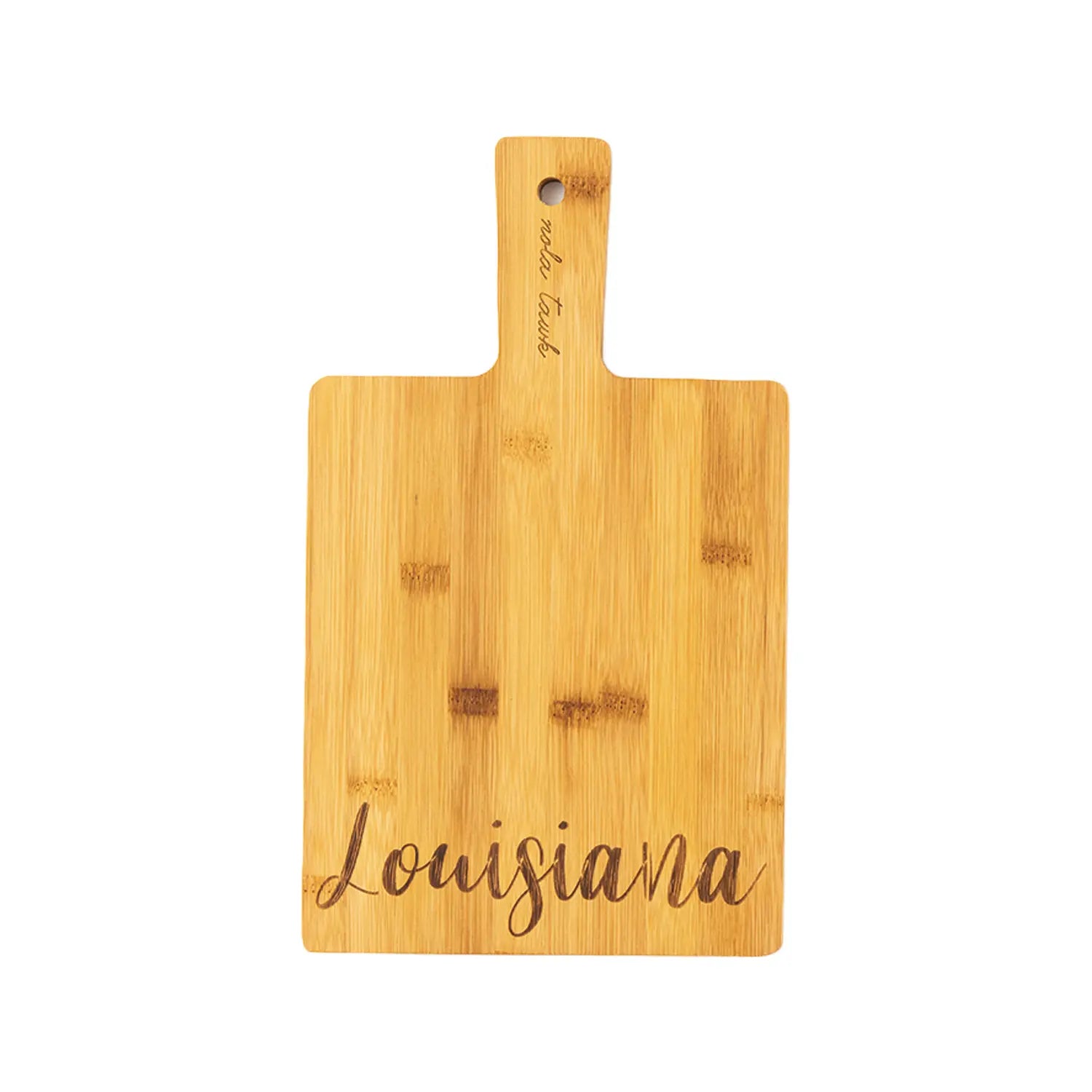 Louisiana Bamboo Cutting Board Nola Tawk