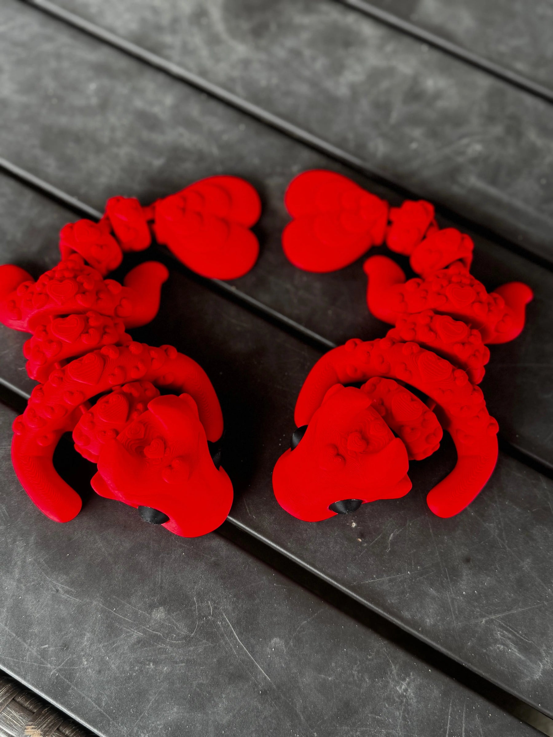 Two Red Dragon Toys