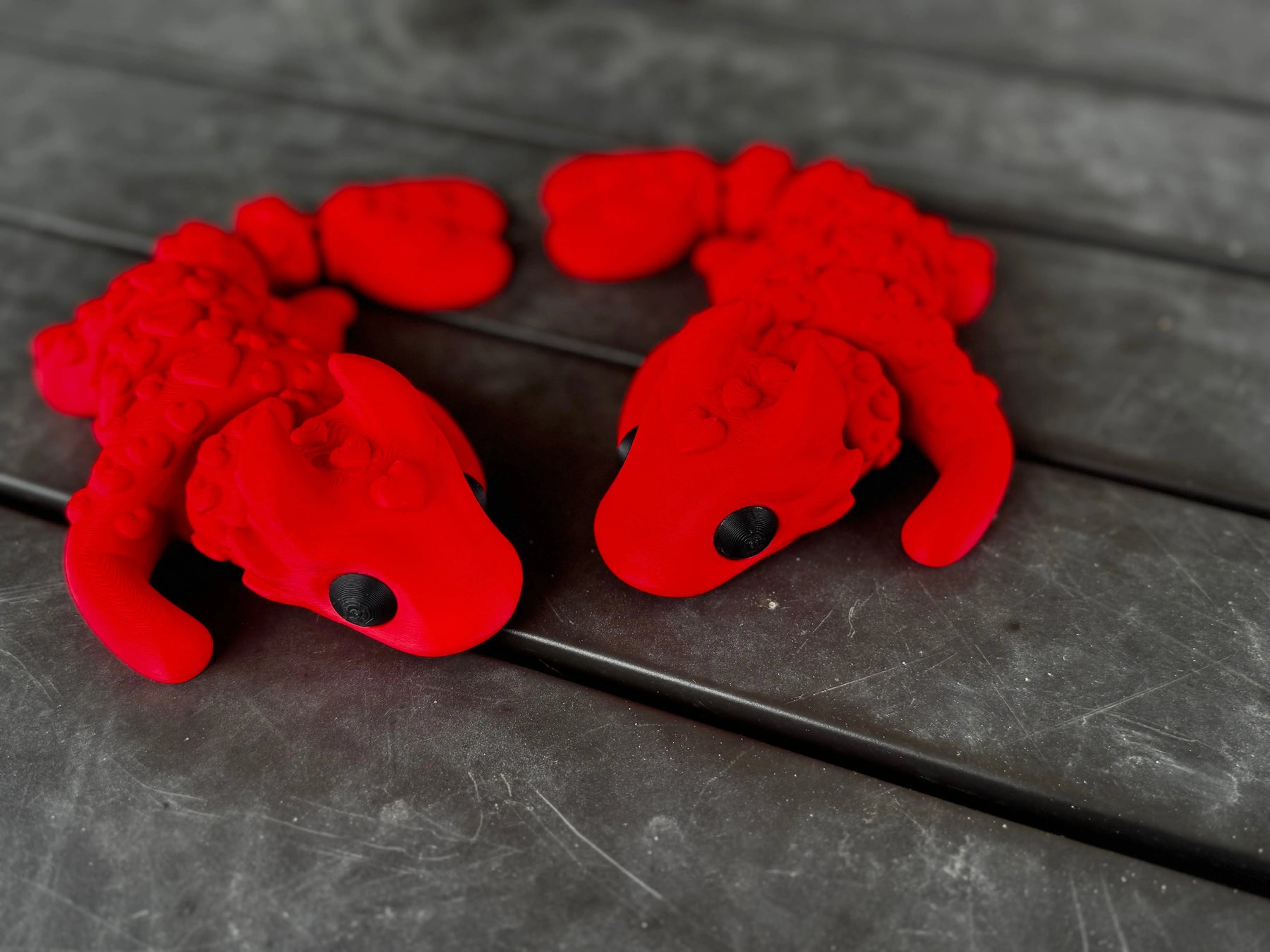 Two Red Dragon Accessories
