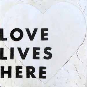 Love Lives Here Artwork by Dennehey Design Co., original artwork detail photo 4