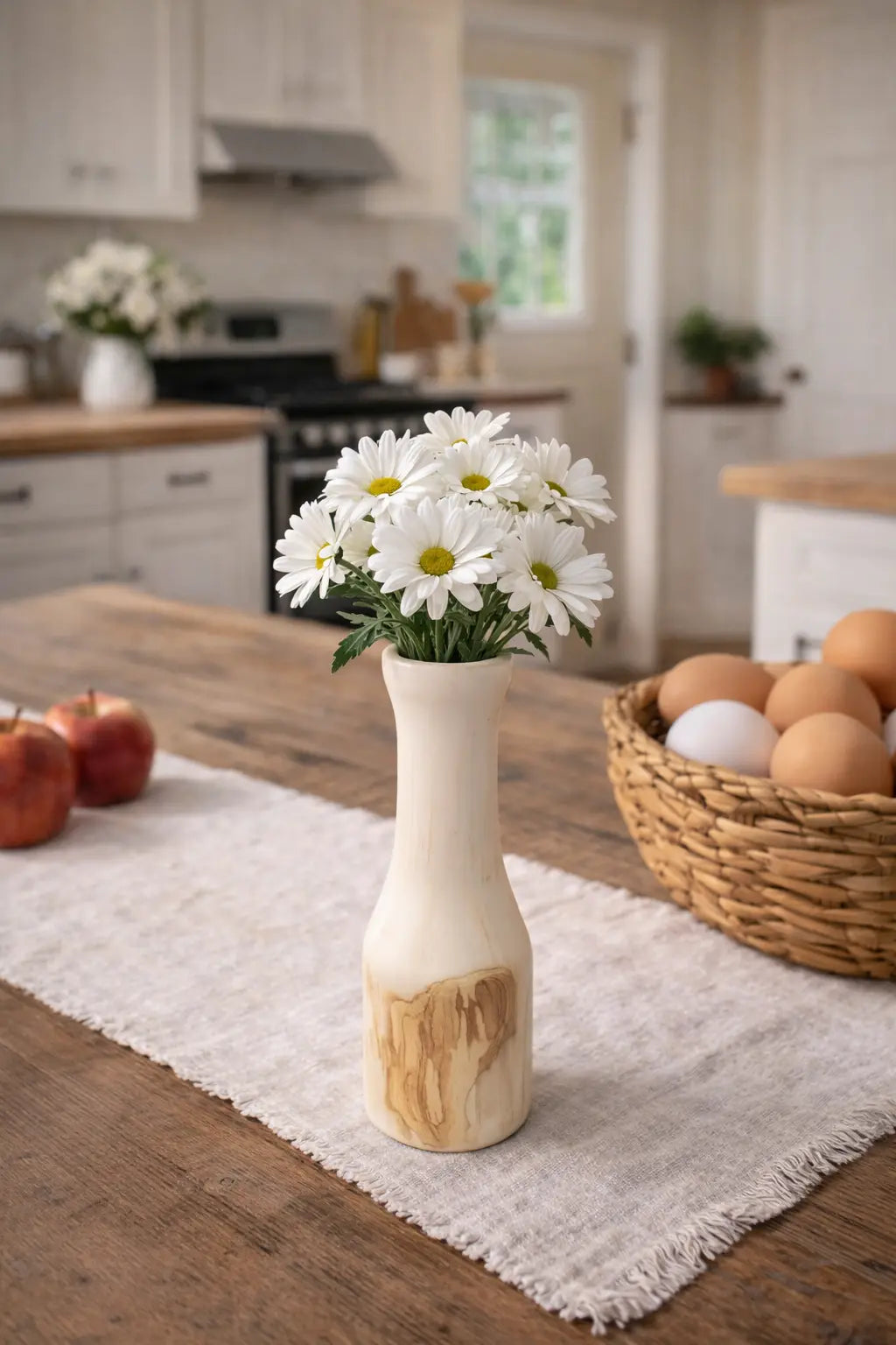 Luxury Chinese Tallow Wood Candle Holder or Bud Vase – Handcrafted Sculptural Wood Decor from Mississippi Paw Paw’s Woodshop of Mississippi