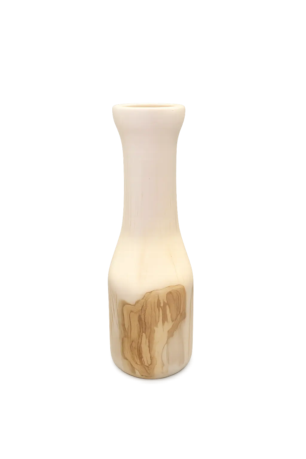 Luxury Chinese Tallow Wood Candle Holder or Bud Vase – Handcrafted Sculptural Wood Decor from Mississippi Paw Paw’s Woodshop of Mississippi