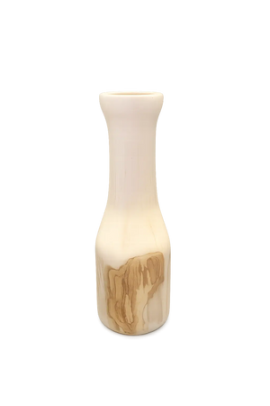 Luxury Chinese Tallow Wood Candle Holder or Bud Vase – Handcrafted Sculptural Wood Decor from Mississippi Paw Paw’s Woodshop of Mississippi