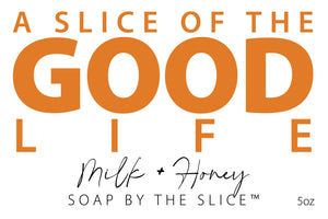 Milk & Honey Soap Slice 5 Oz. by Essential Journeys, Southern food gift detail photo 6