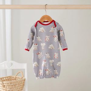 MVC: Alabama (Elephants) Organic Cotton Kids Pajamas (Gray) Nola Tawk