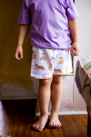 MVC: Louisiana Tigers Organic Muslin Shorts Nola Tawk
