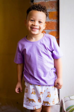 MVC: Louisiana Tigers Organic Muslin Shorts Nola Tawk