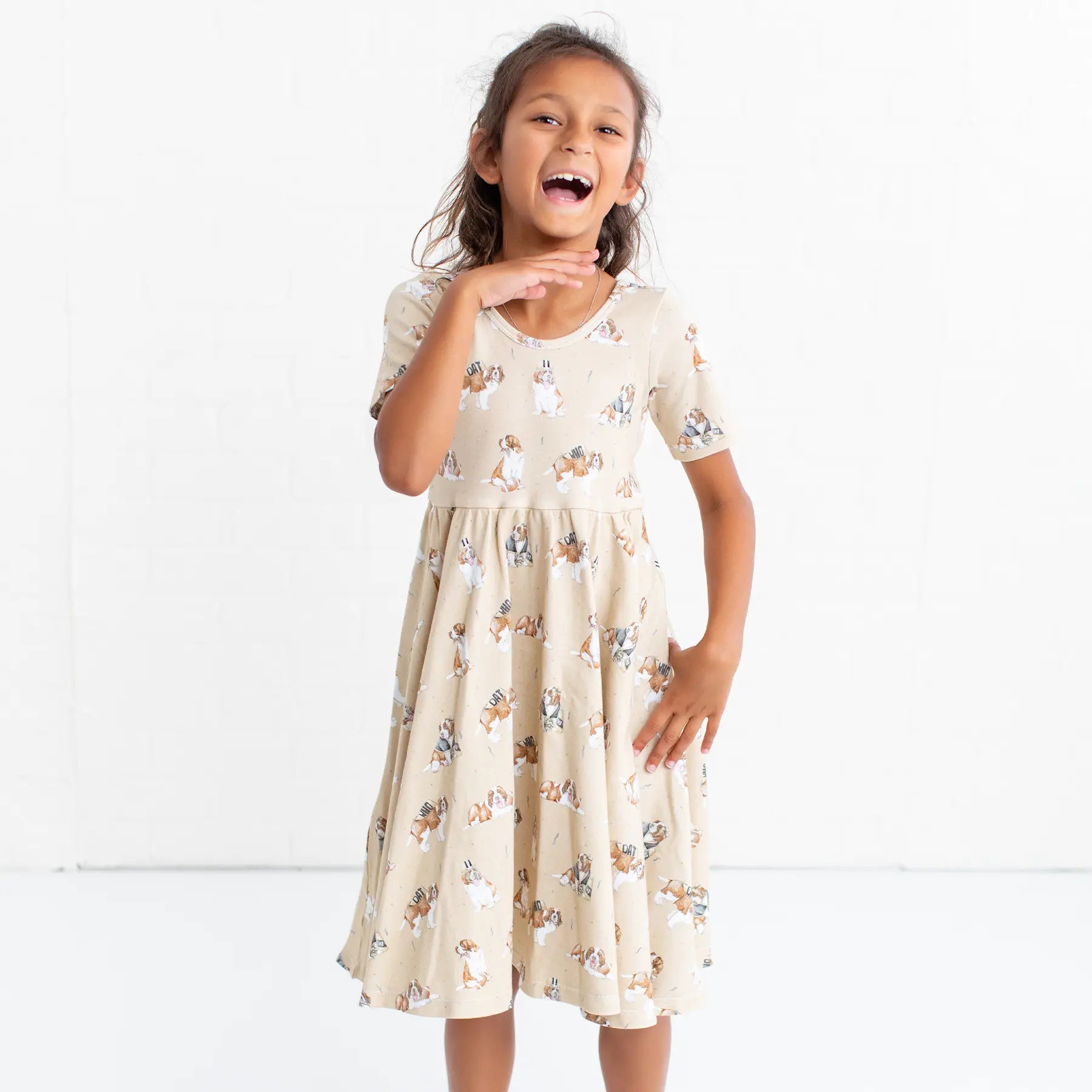 MVP: Louisiana Saints Organic Cotton Twirl Dress Nola Tawk