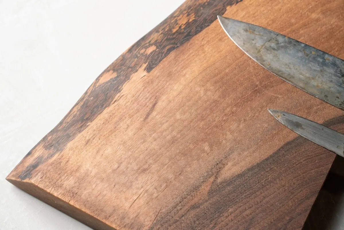 Magnetic Wooden Knife Holder by Alabama Sawyer, wooden knife holder detail photo 6