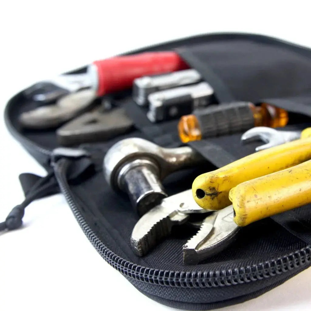 Major Dopp Bag - Large by Recycled Firefighter, handmade leather goods detail photo 9