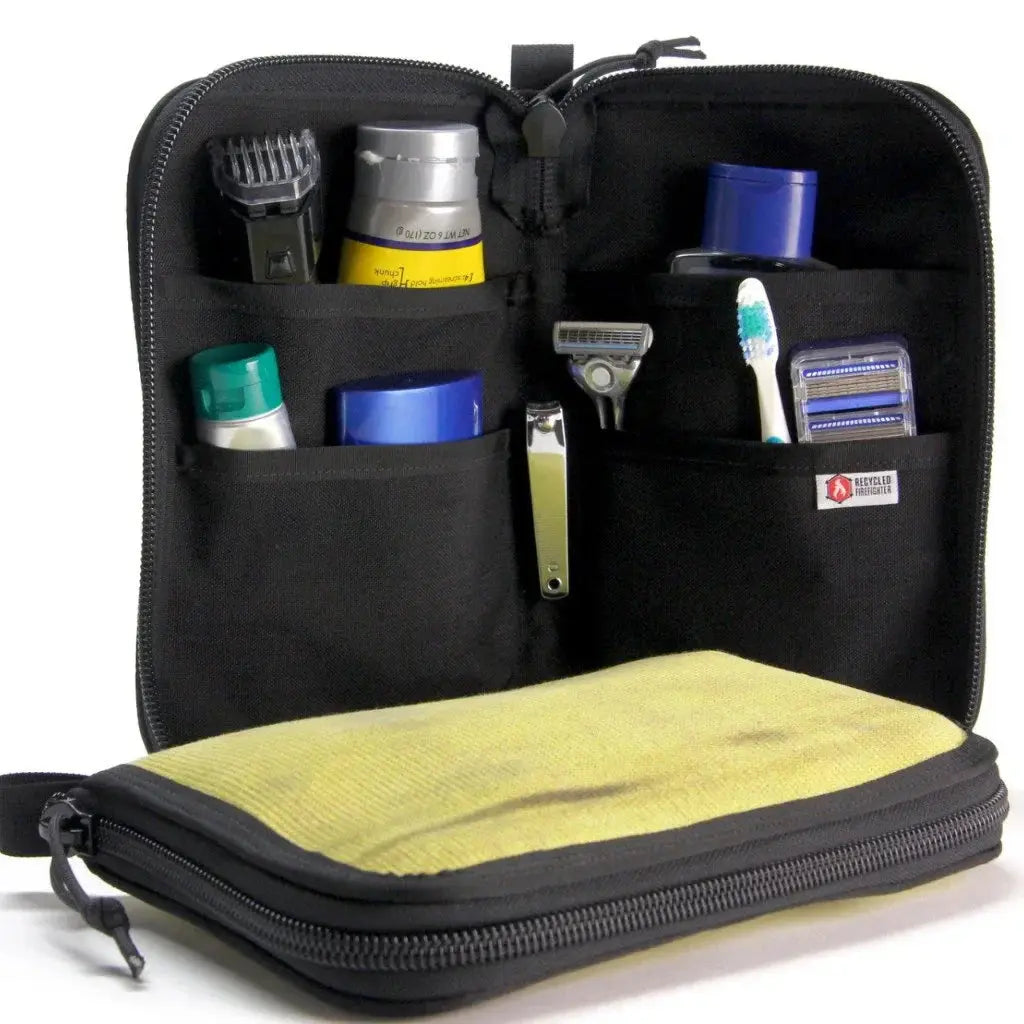 Major Dopp Bag - Large by Recycled Firefighter, handmade leather goods detail photo 12