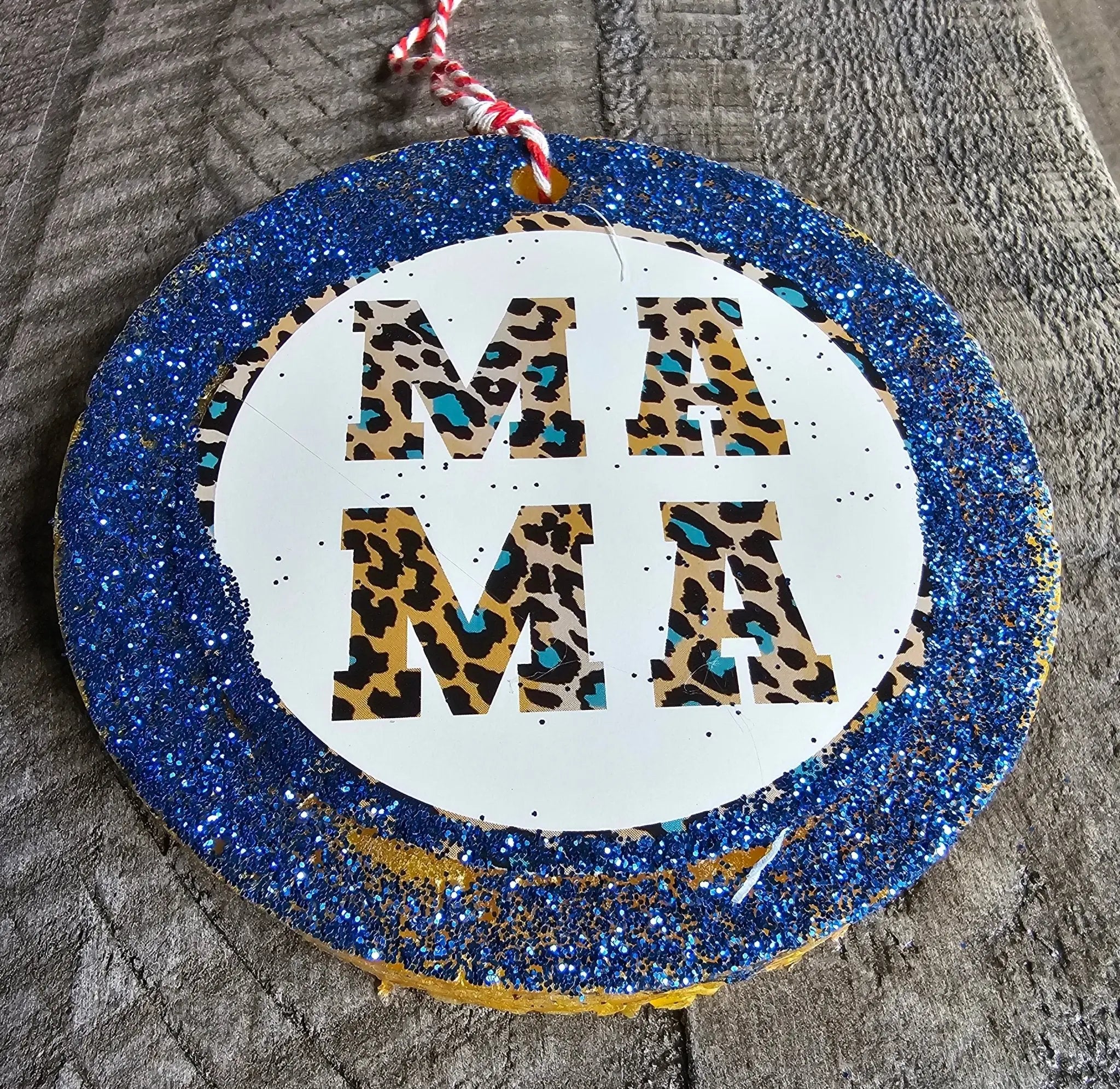 Leopard MAMA Car Air Freshener: Handmade Aroma Bead Freshie by Main Street Collective - Mother's Day Gift Idea!