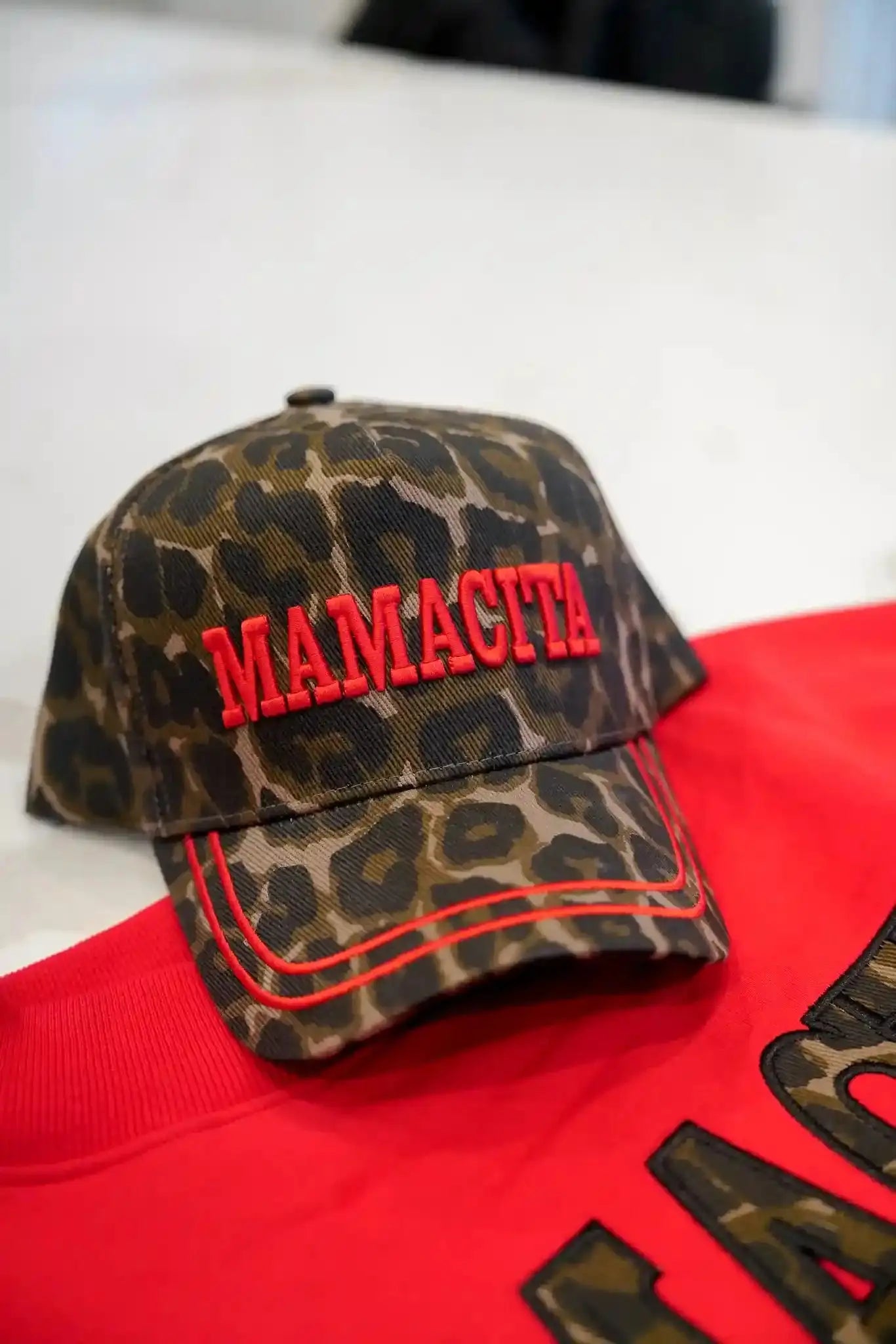 Mamacita - Leopard Vintage Hat - PREORDER KenzKustomz