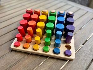 Maple Sorting Tray for Grapat Lola by Maple Play, Southern home decor detail photo 2