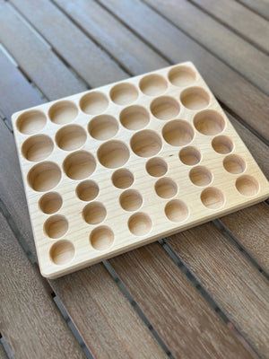 Maple Sorting Tray for Grapat Lola by Maple Play, Southern home decor detail photo 8