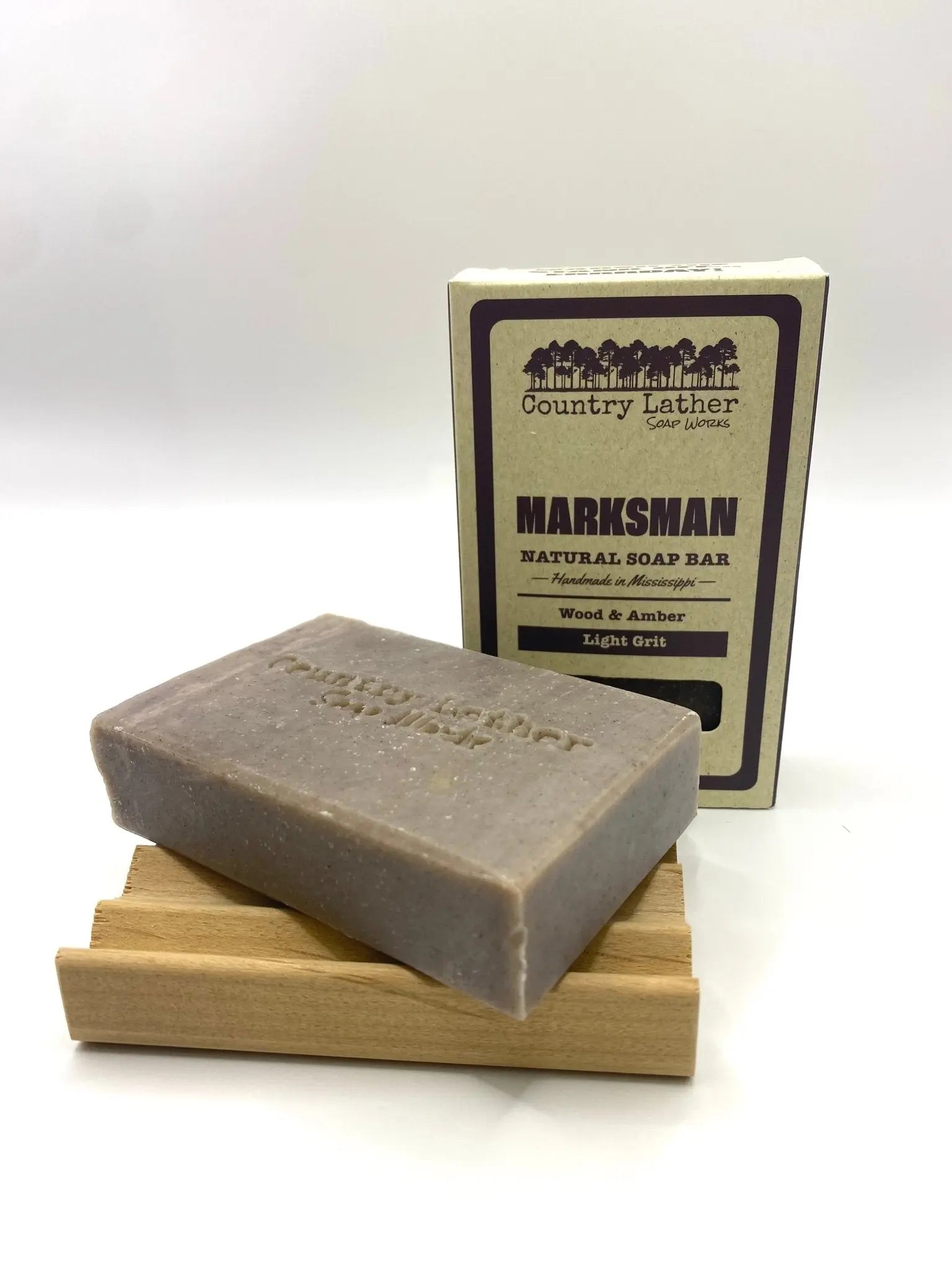Marksman soap bar by Country Lather Soap Works