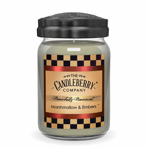Marshmallow & Embers™, Large Jar Candle (Collective) by The Candleberry® Candle Company, scented candle main product photo