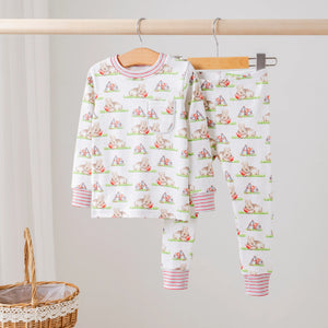 Mascot Mania in Arkansas Organic Cotton Kids Pajamas by Nola Tawk, Southern food gift main product photo