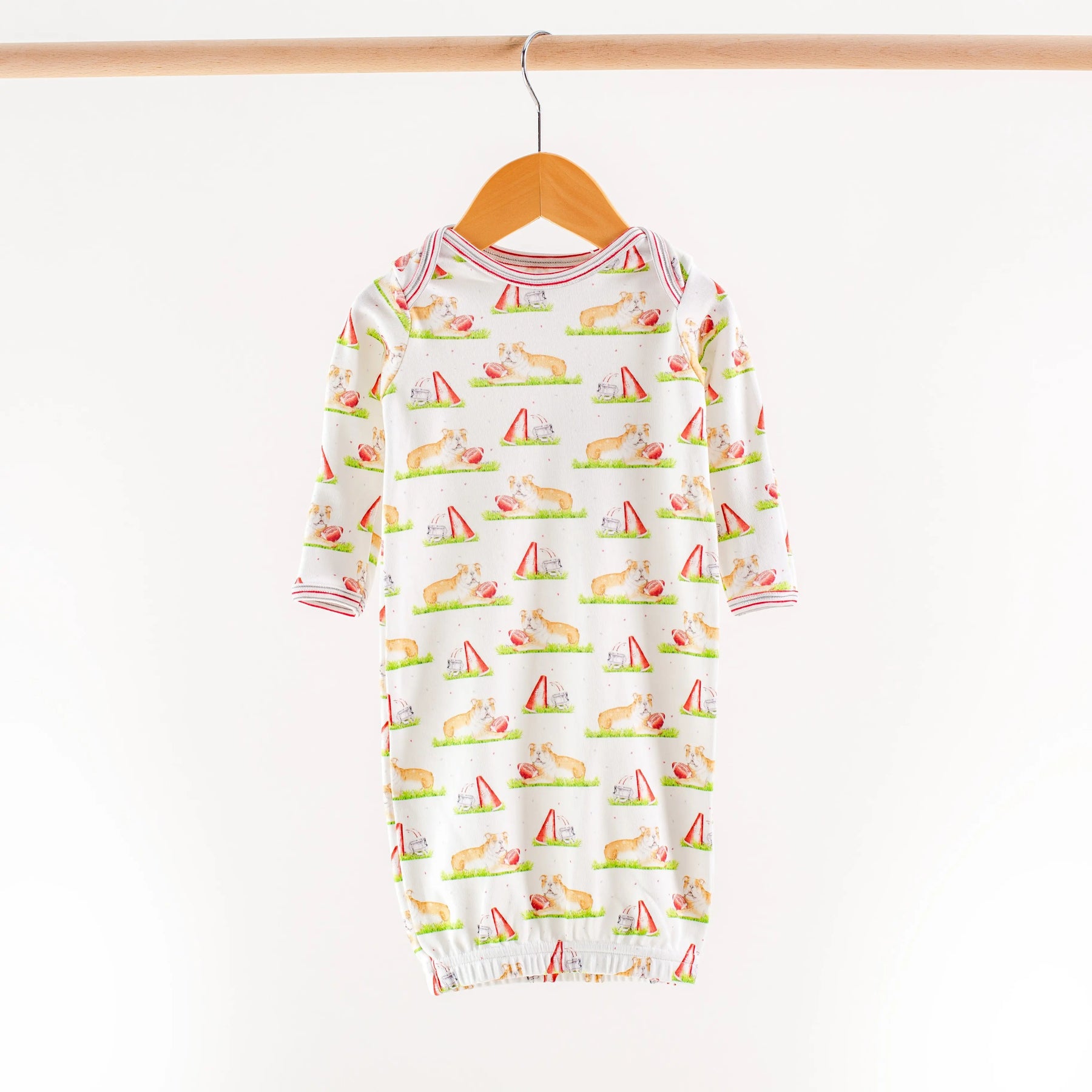 Mascot Mania in Mississippi Organic Cotton Kids Pajamas by Nola Tawk, Southern food gift detail photo 3