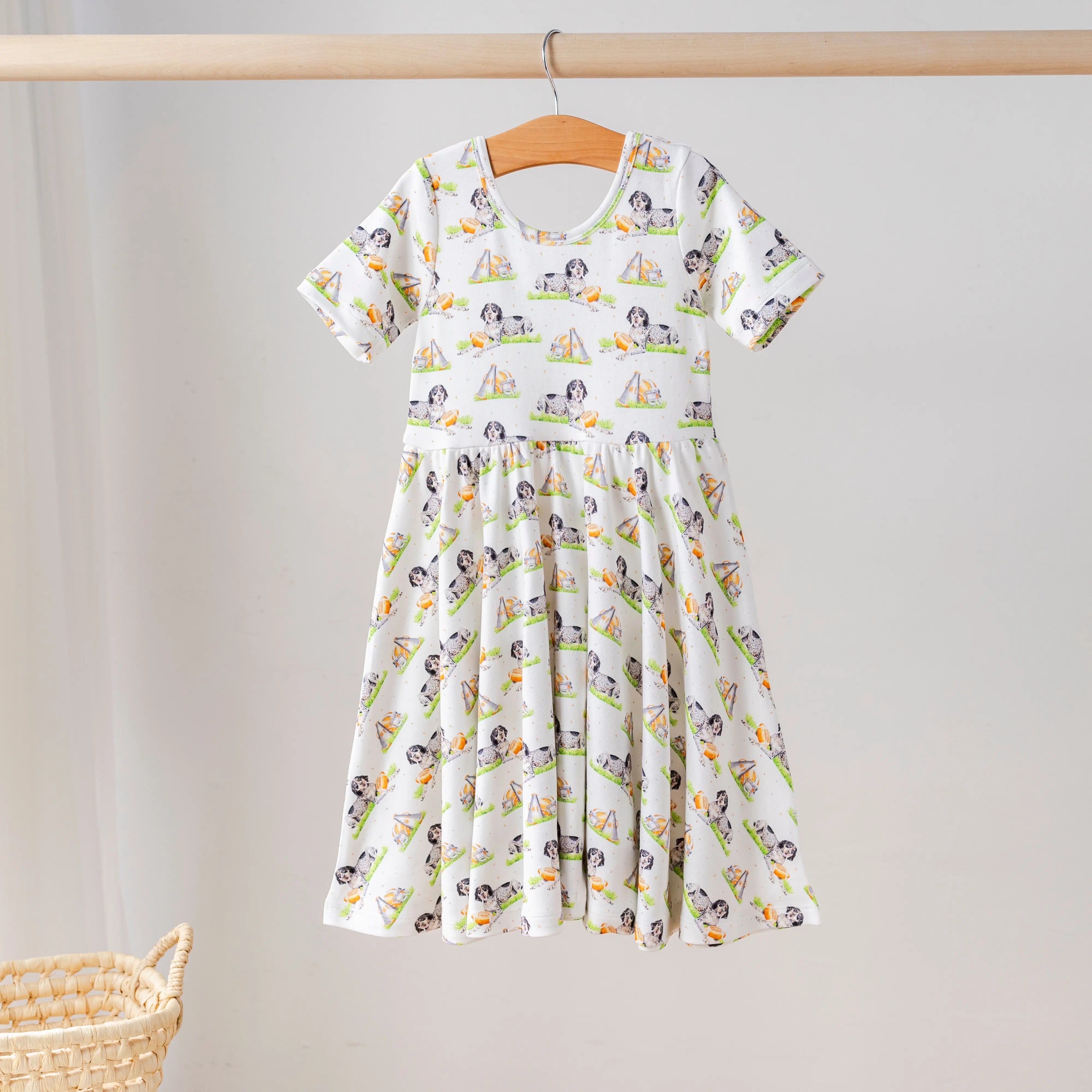 Mascot Mania in Tennessee Organic Cotton Dress for Kids Nola Tawk