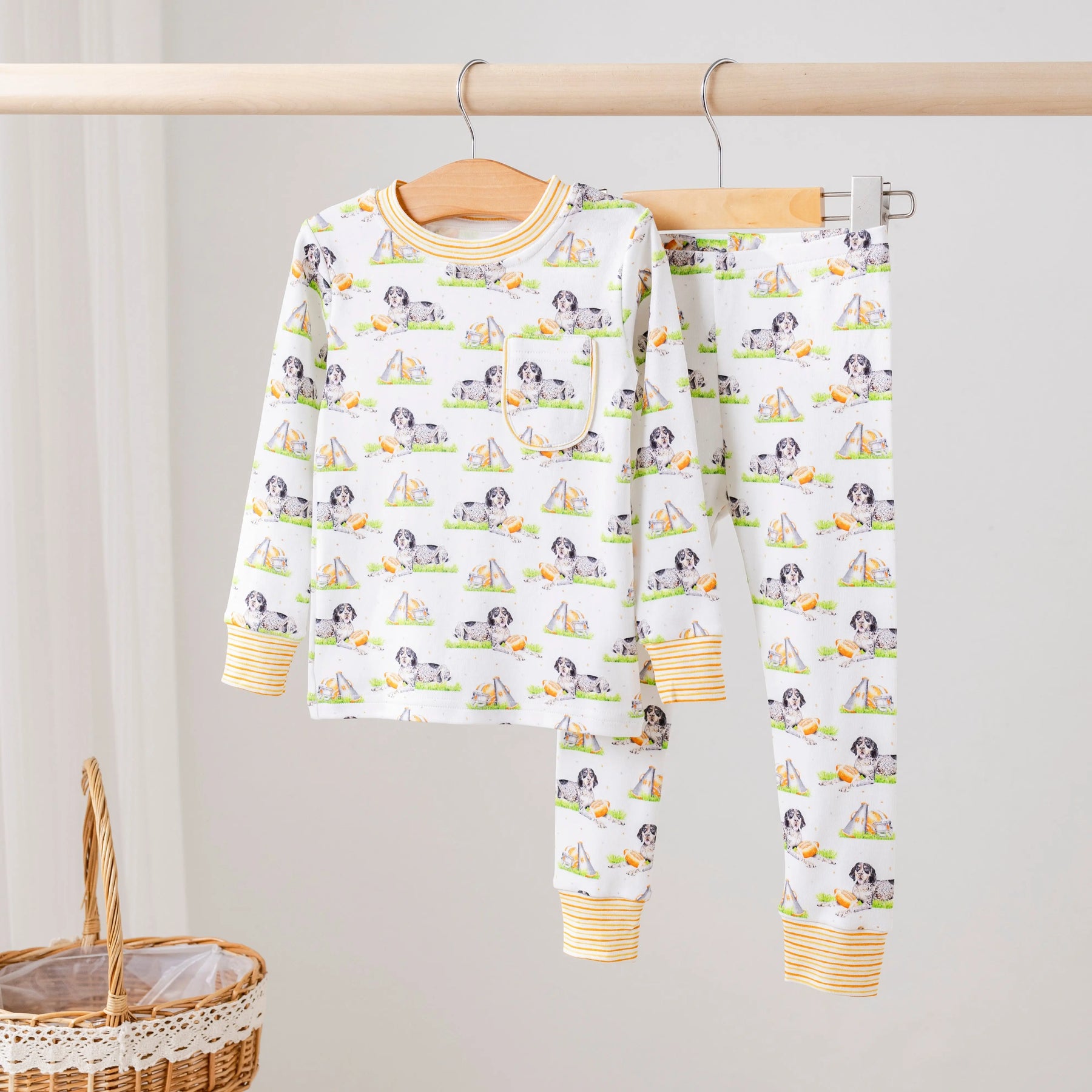 Mascot Mania in Tennessee Organic Cotton Kids Pajamas by Nola Tawk, Southern food gift main product photo