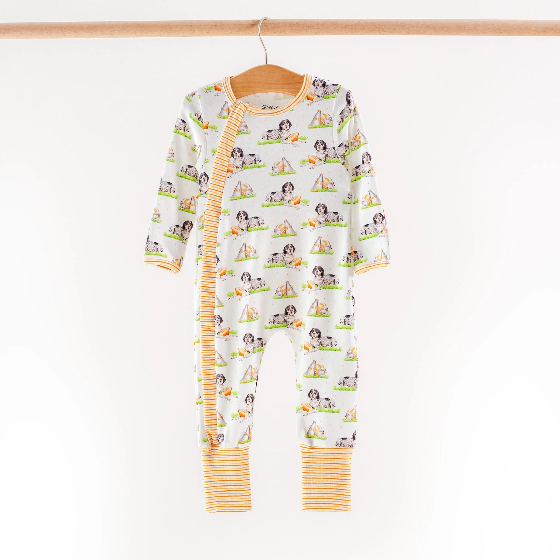 Mascot Mania in Tennessee Organic Cotton Kids Pajamas by Nola Tawk, Southern food gift detail photo 2