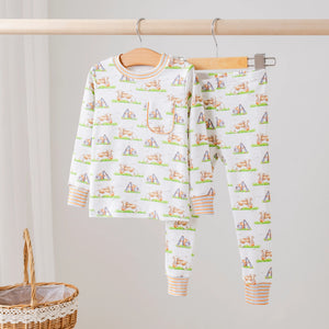 Mascot Mania in Texas Organic Cotton Kids Pajamas Nola Tawk