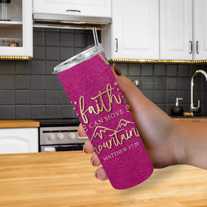 Matthew 17:20 Bible Verse 20oz Stainless Steel Tumbler Lisa Calderon
