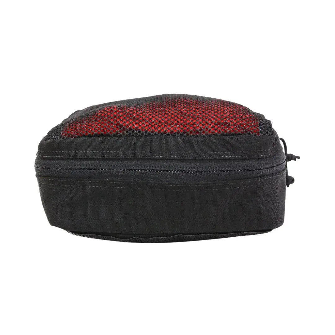 12 Hour Rigid Pouch Set by Recycled Firefighter, handmade leather goods detail photo 5