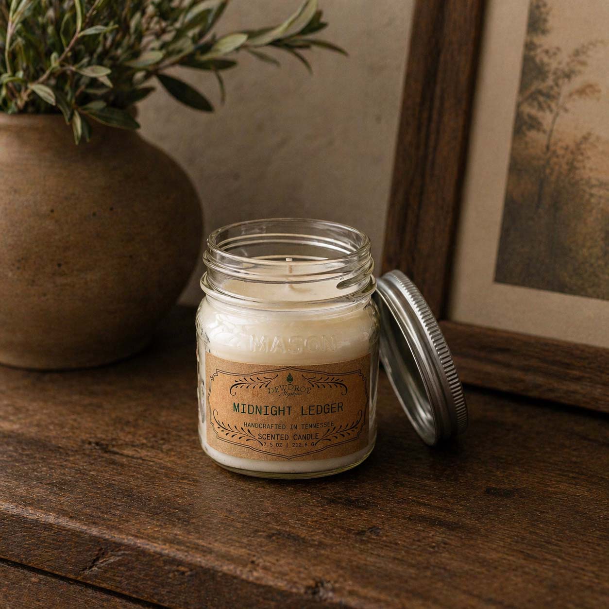 Midnight Ledger 7.5oz Candle