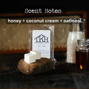 Milk + Honey Wax Melt by The Rustic House, Southern food gift detail photo 2