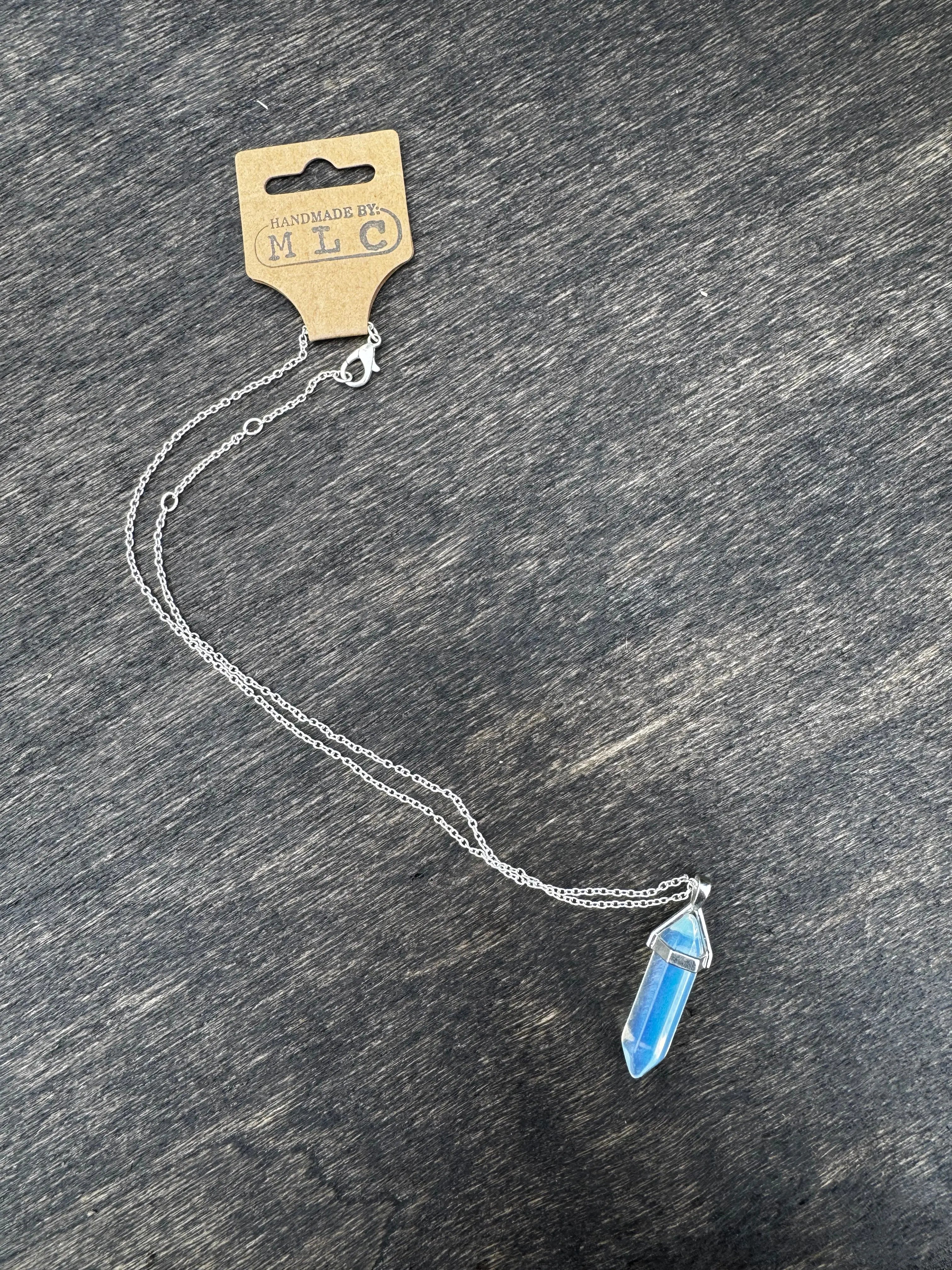Milky Crystal Necklace Mushroom Lady Co