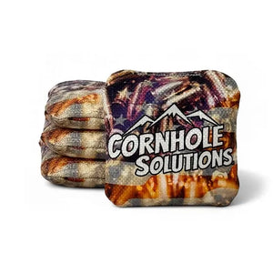 Mini 4"x4" Cornhole Bags - Set of 4 by Cornhole Solutions, custom cornhole board detail photo 5